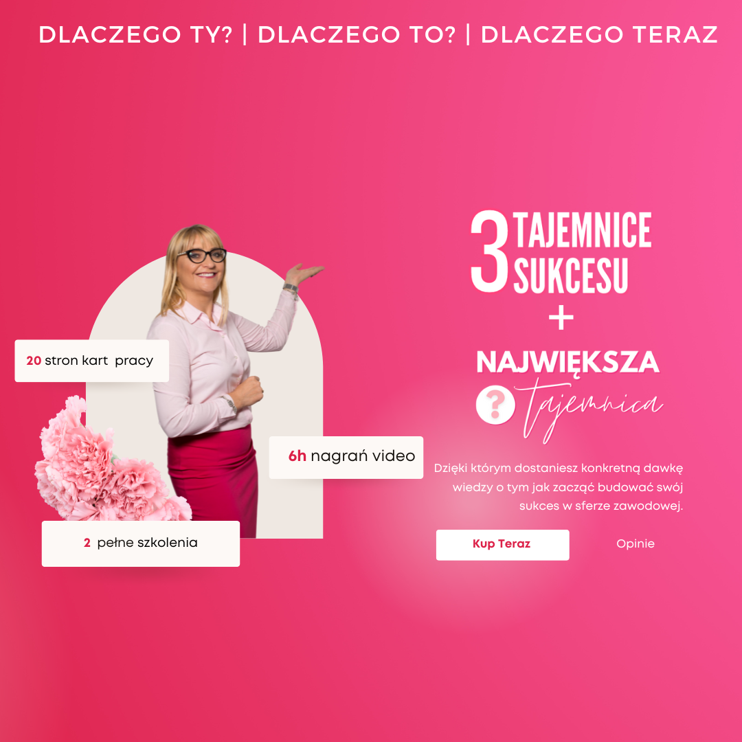 Zestaw Szkoleń 3+1 - 3 Tajemnice Sukcesu + Największa Tajemnica