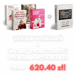 Zestaw Black Friday -40% za Cztery Szkolenia + Społeczność Premium na miesiąc